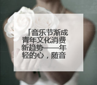 音乐节渐成青年文化消费新趋势——年轻的心，随音乐律动